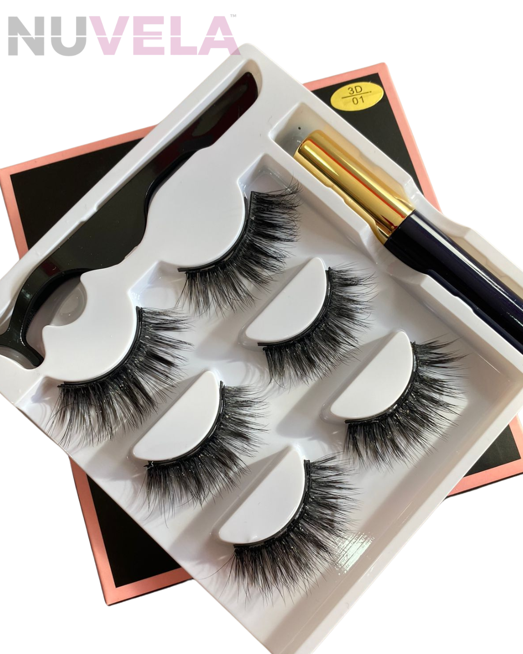 Pestañas Magnéticas reutilizables (Pack 3 pares)