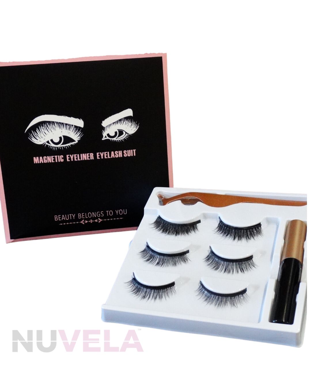 Pestañas Magnéticas reutilizables (Pack 3 pares)